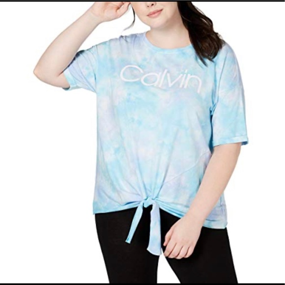 Calvin Klein Performance Womens Blue Pullover Top - Picture 2 of 6